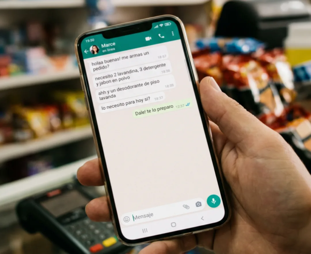 Pedido recibido por WhatsApp que la IA convierte en renglones listos